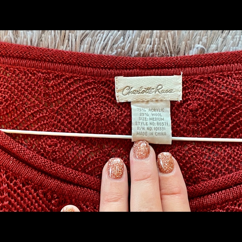♥️Charlotte Russe belted sweater size S - Picture 4 of 5